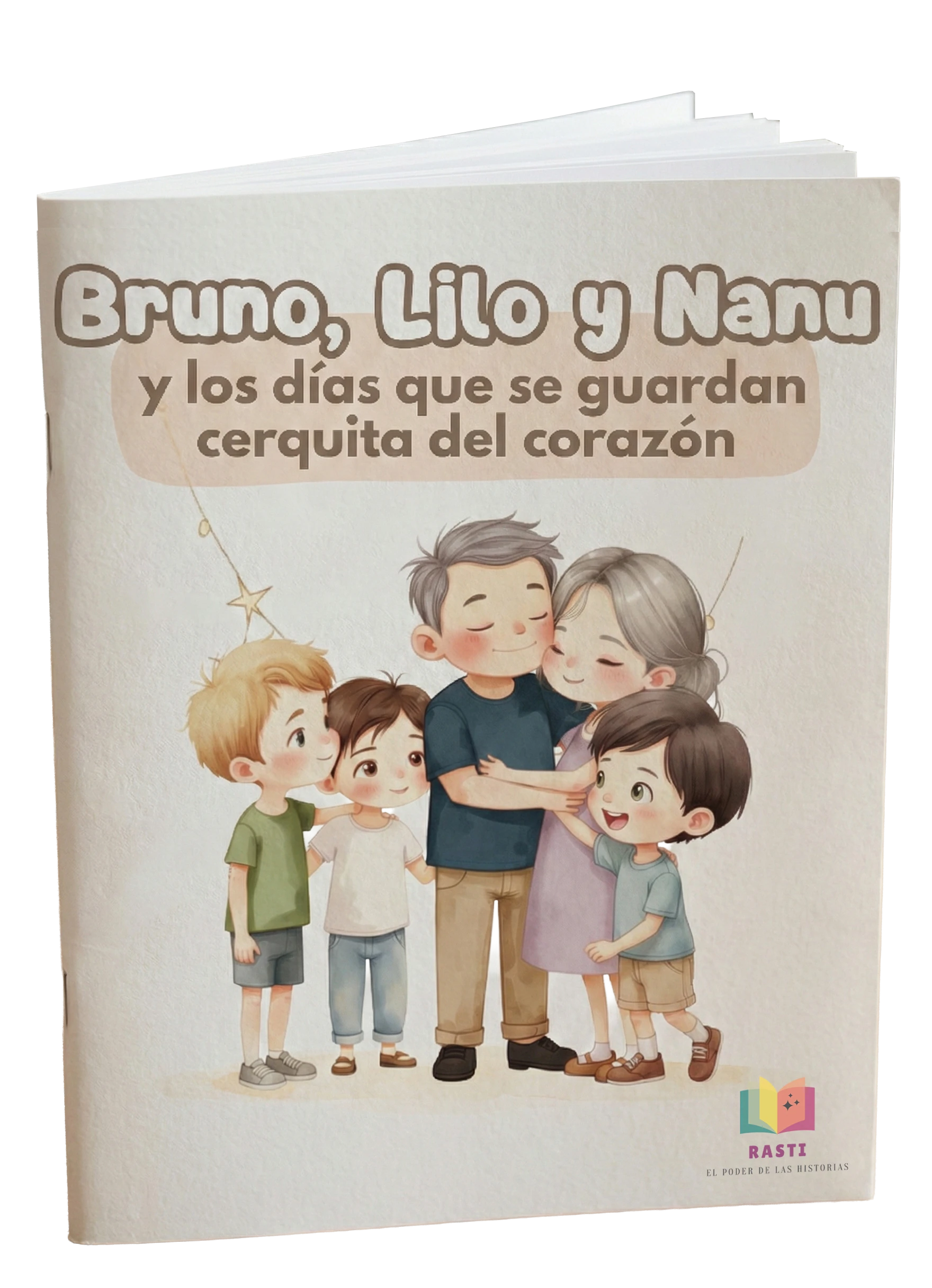 Ejemplo de cuento Rasti en tapa flexible